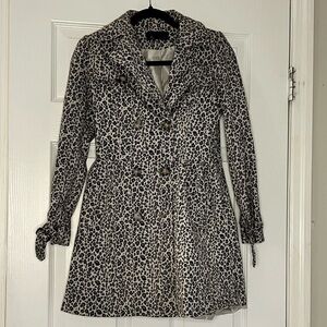 Animal Print Pea Coat